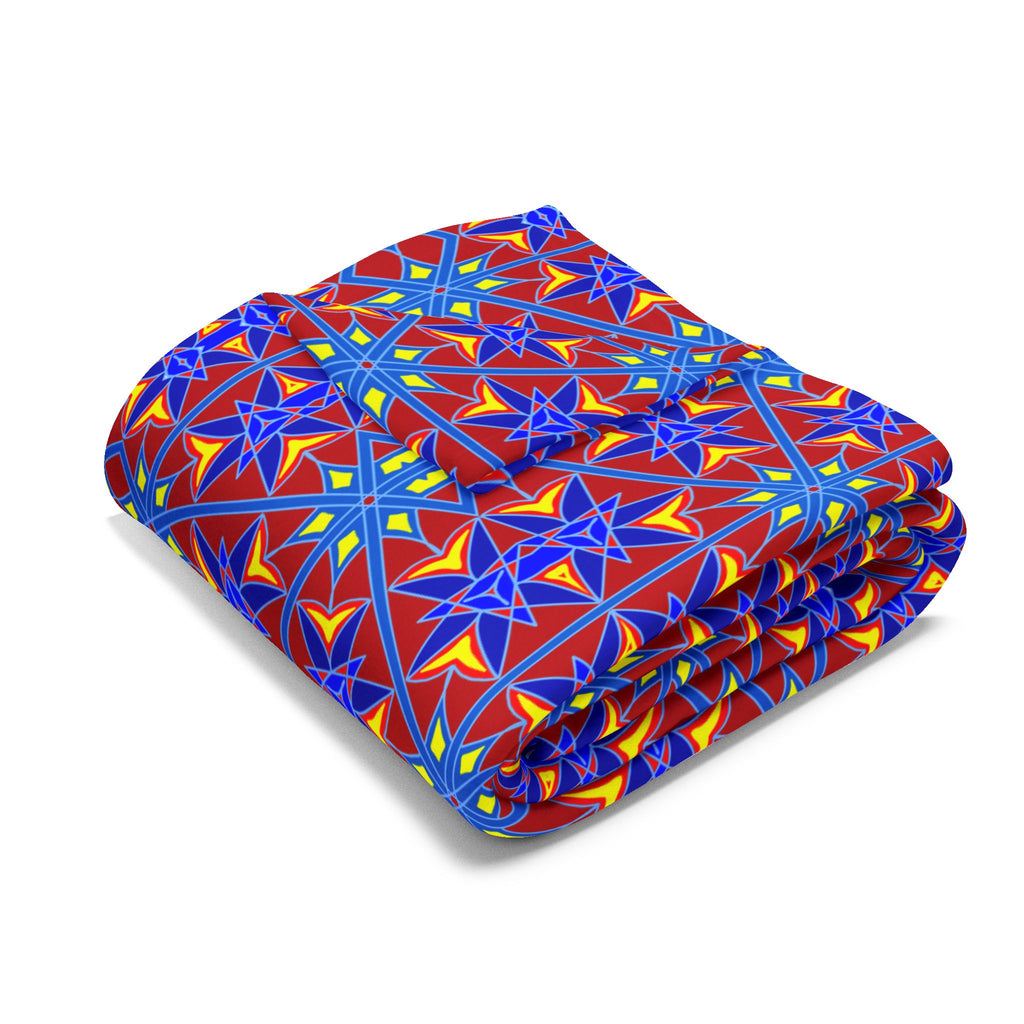 Kaleidoscope Sunrise Fleece Blanket