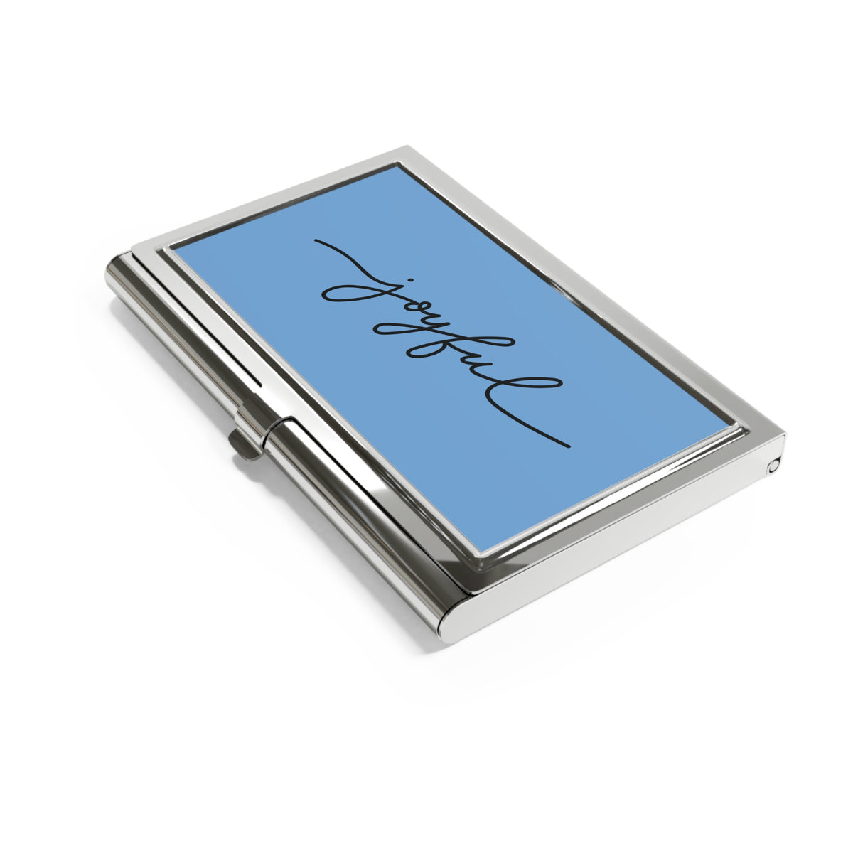 Joyful - Blue Card Holder