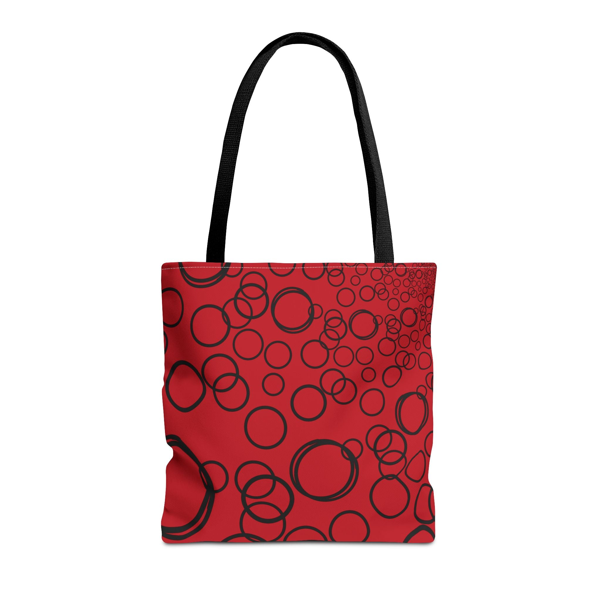 Bubbles on Red Tote