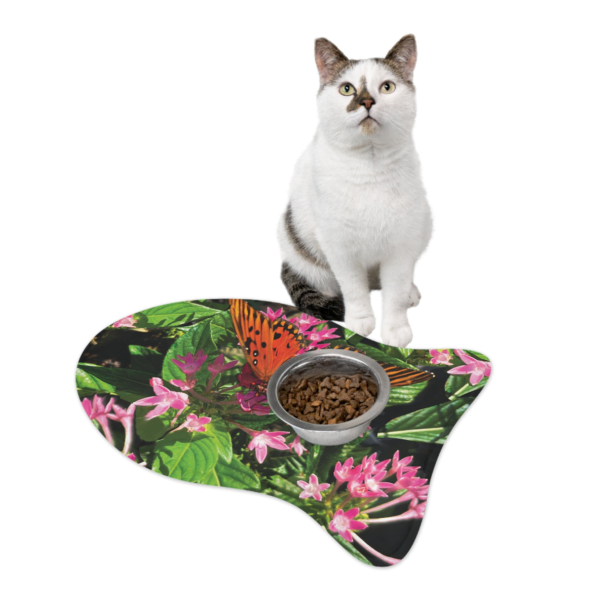 Flutter & Bloom Pet Feeding Mat