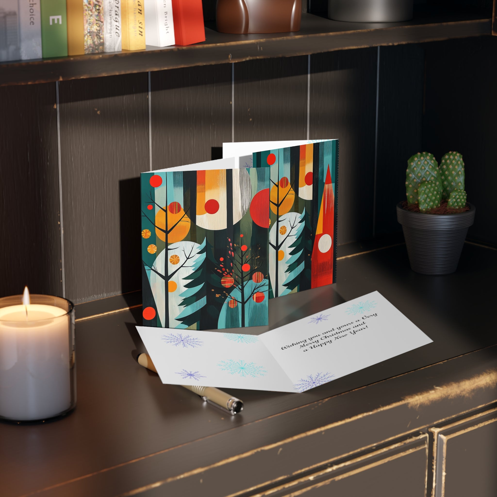 Modern Christmas Holiday Cards