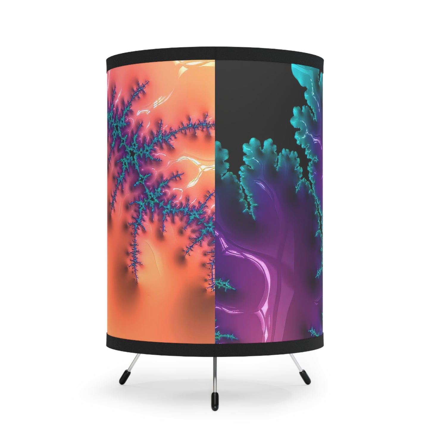 Fractal Ember Tripod Lamp
