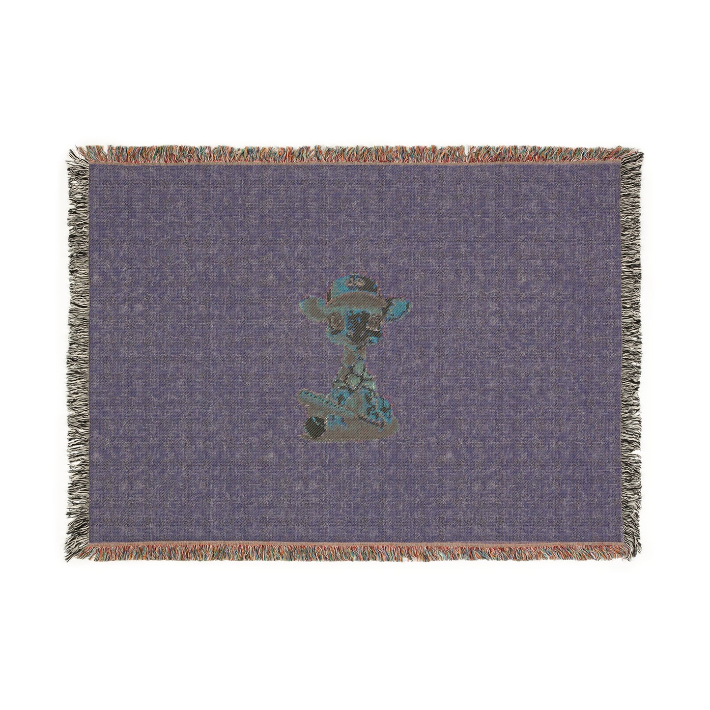 Baby Giraffe Woven Blanket - Sage