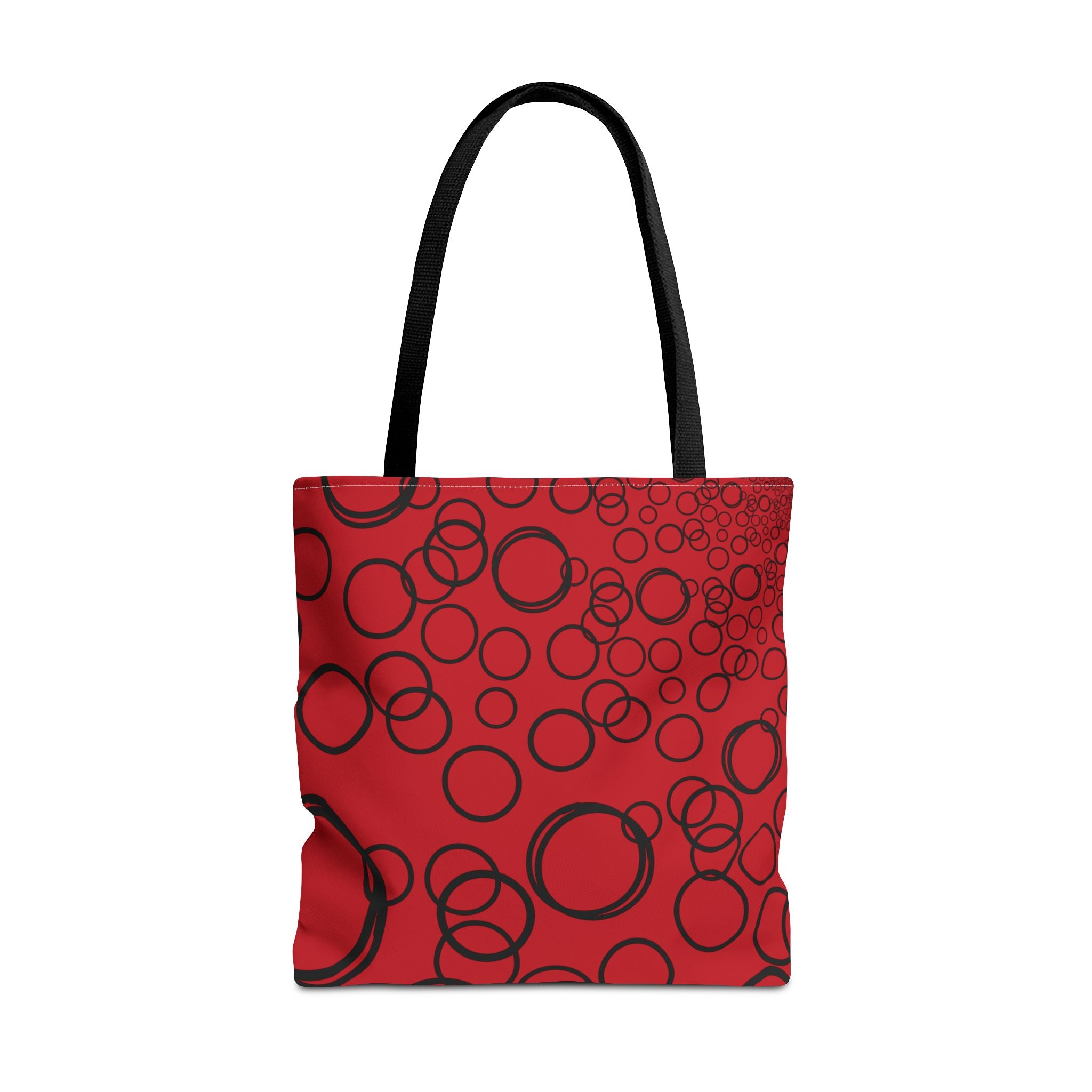Bubbles on Red Tote
