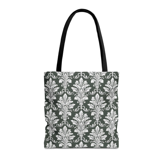 Silverleaf Damask Tote