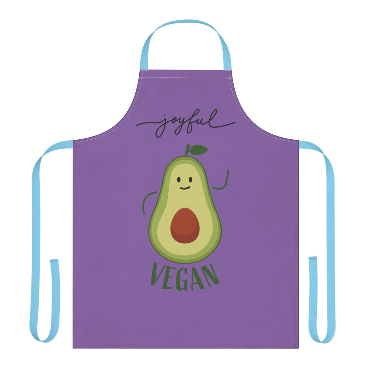 Joyful Vegan Apron – Purple