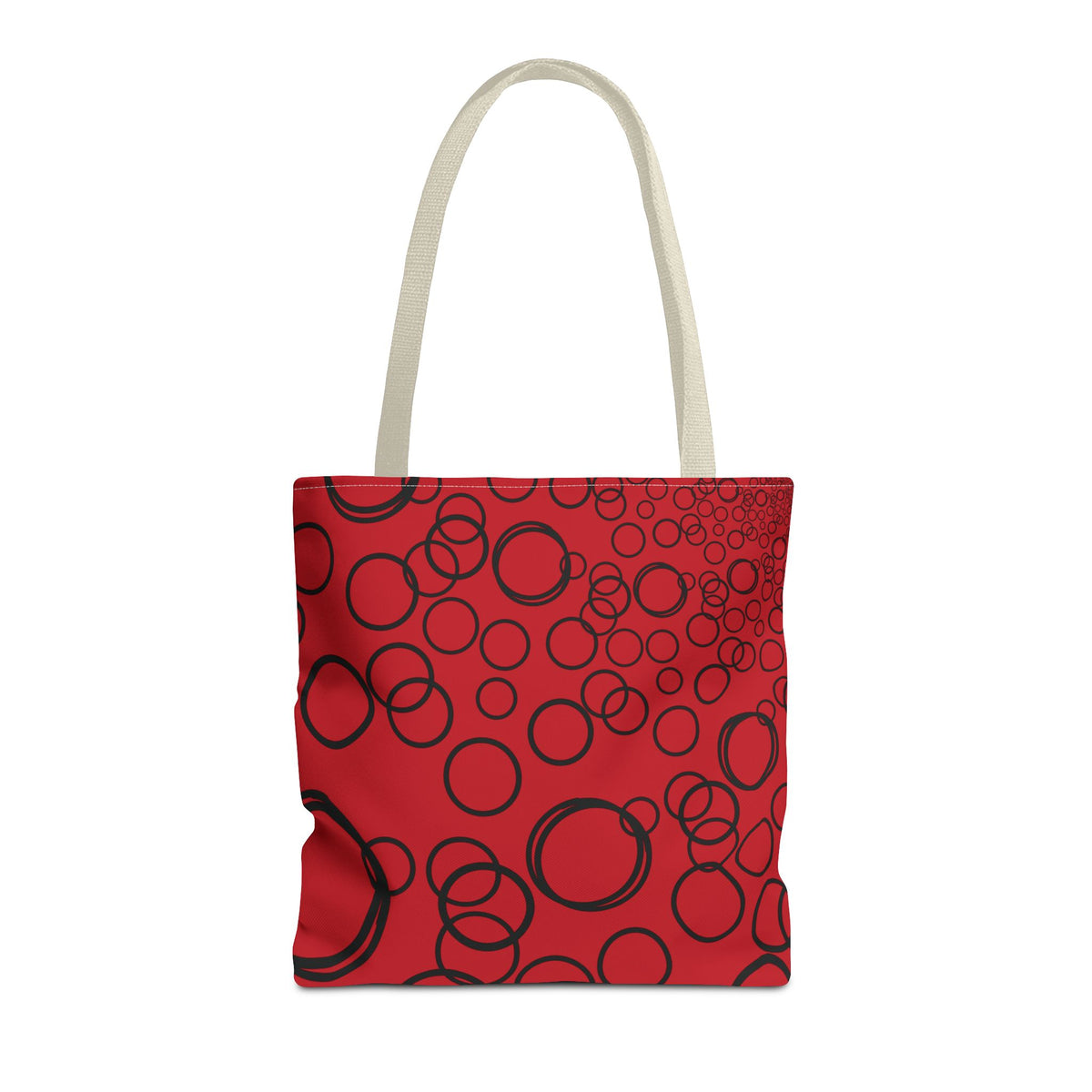 Chromatic Circles - Red Tote