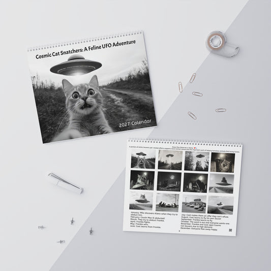 Cosmic Cat Snatchers: A Feline Adventure — 2027 Calendar