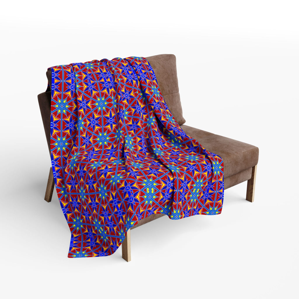 Kaleidoscope Sunrise Fleece Blanket