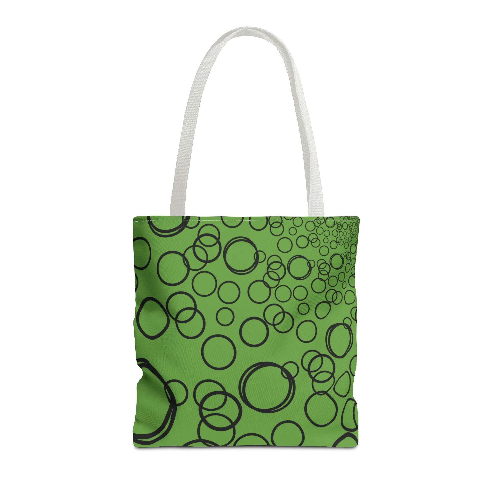 Bubbles on Green Tote