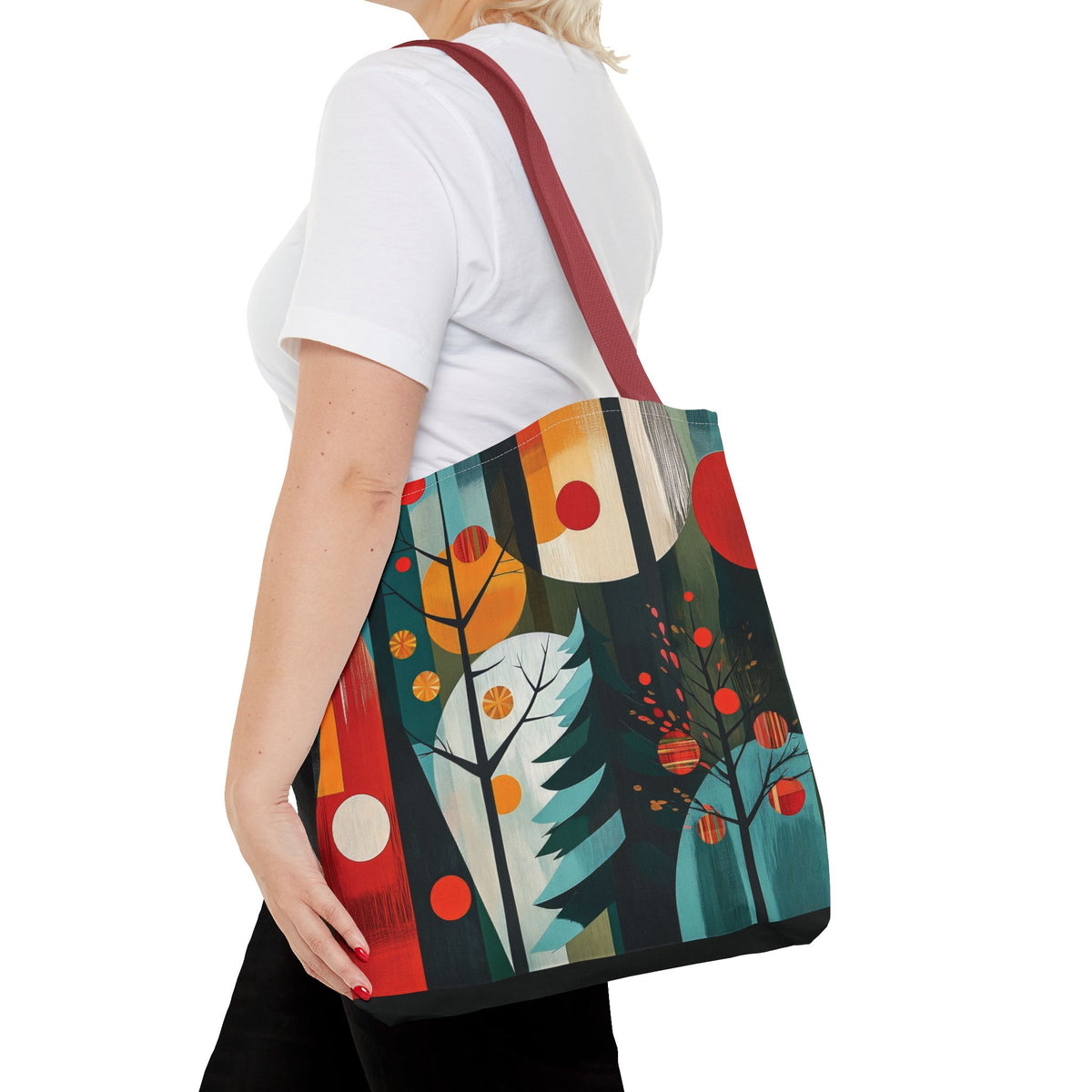 Evergreen Geometry Tote
