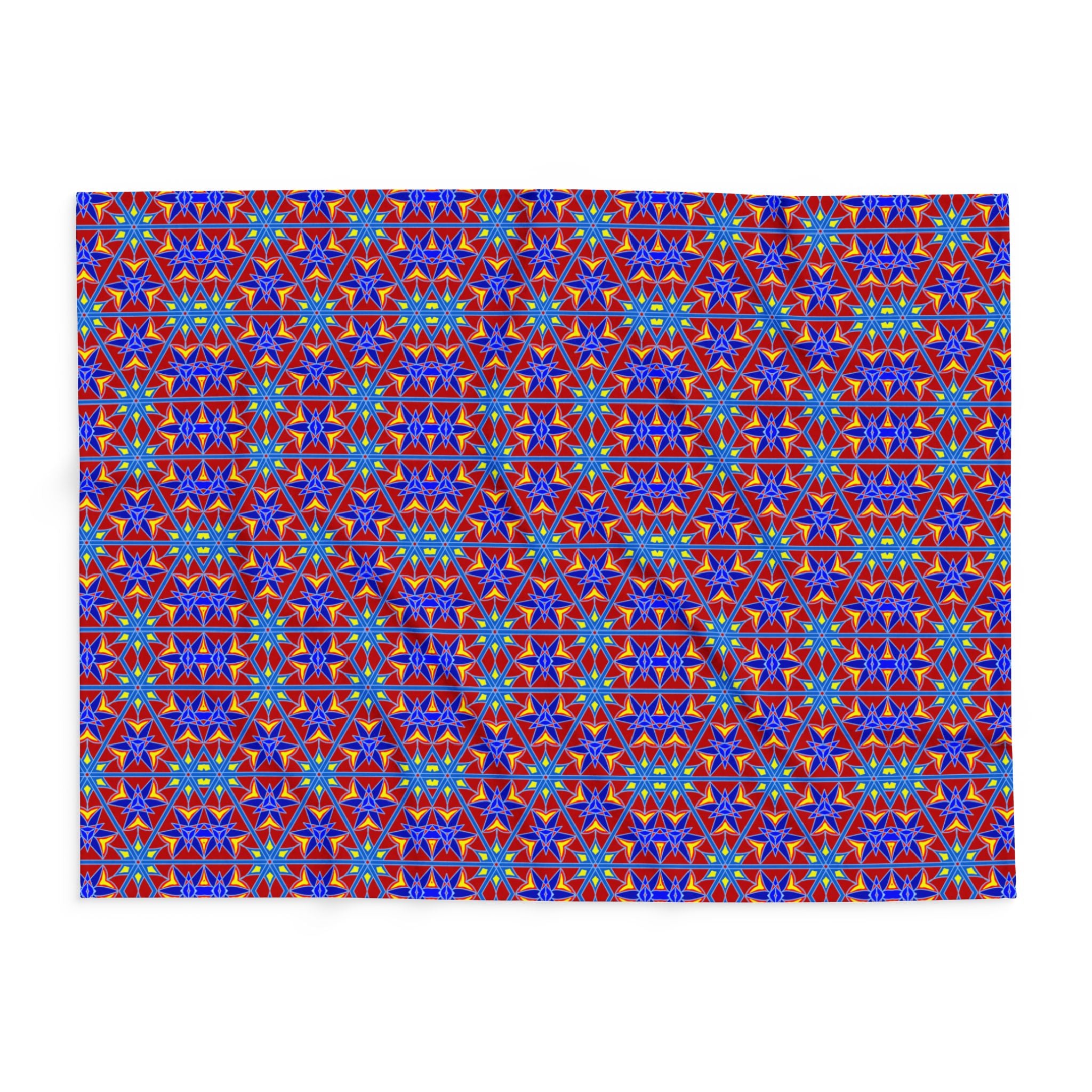 Kaleidoscope Sunrise Fleece Blanket