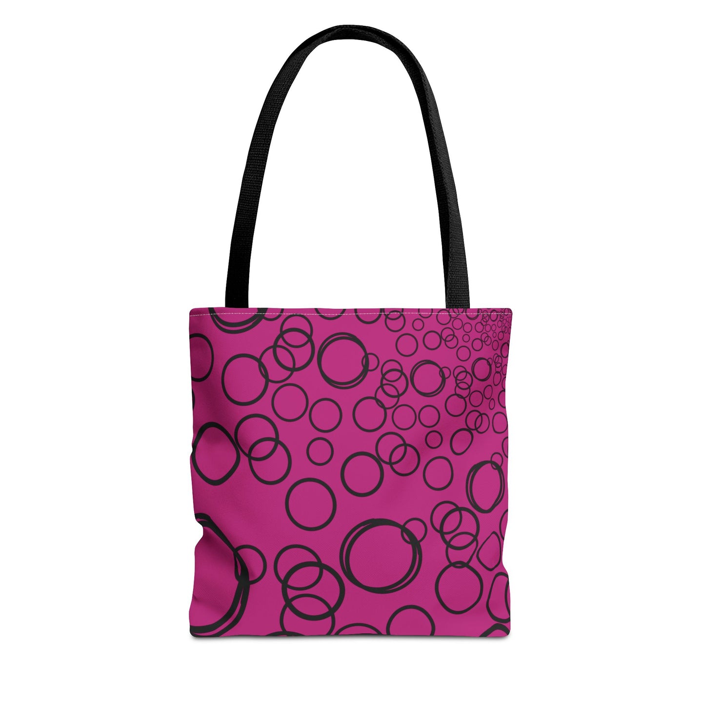 Chromatic Circles – Fuchsia Tote
