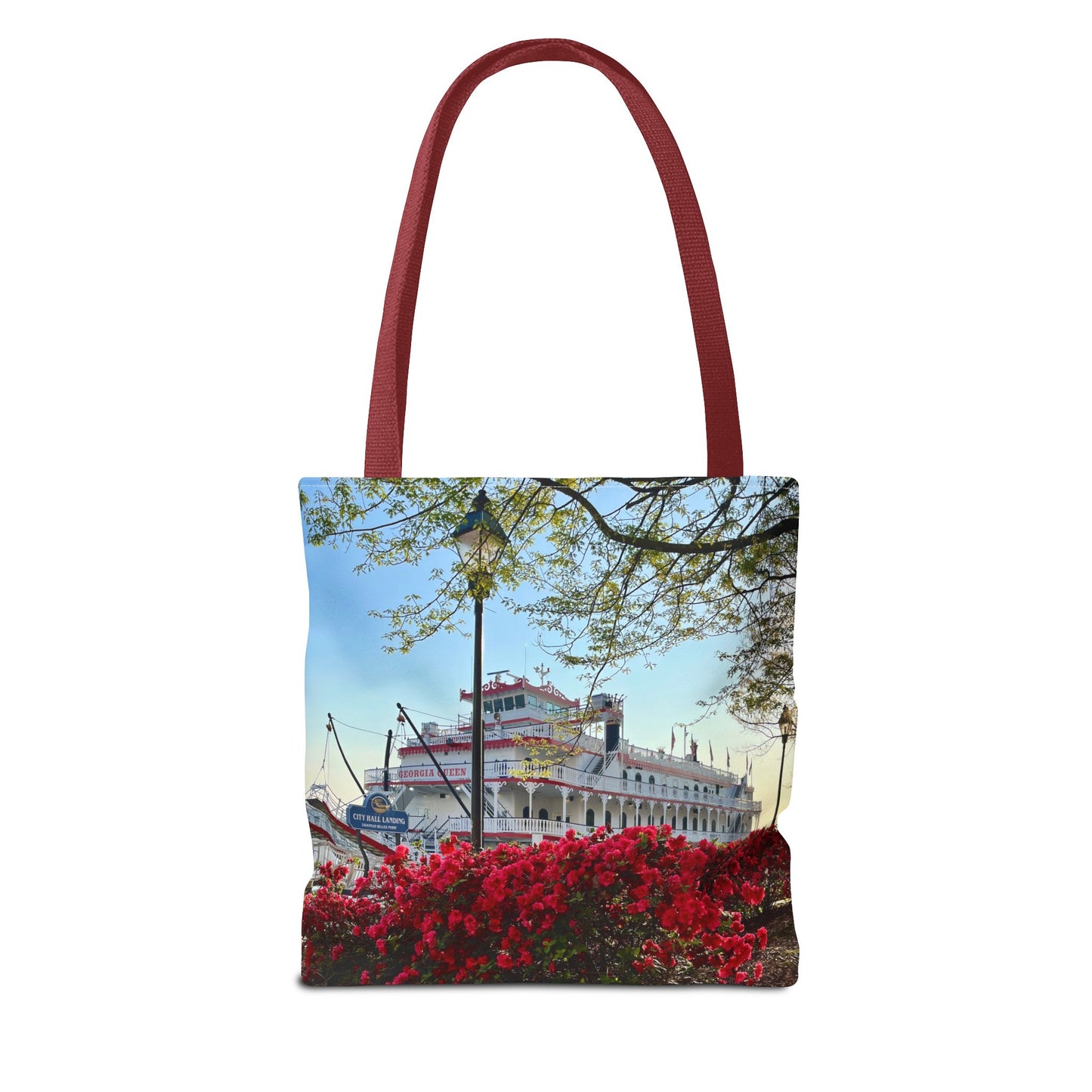 Riverboat & Blooms - Savannah Tote Bag