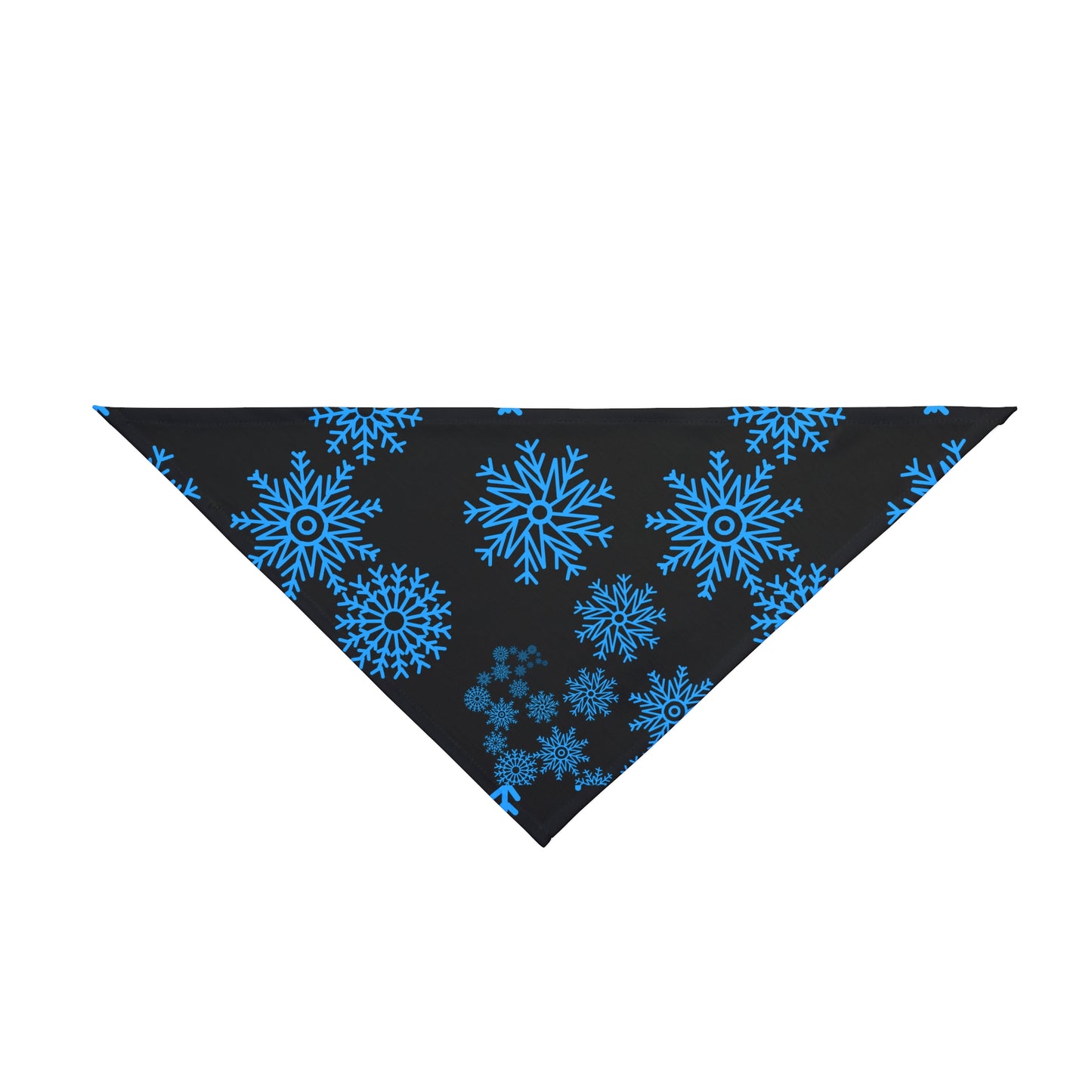 Snowfall in Bloom - Black Bandana