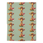 Giraffe Camp Swaddle Blanket