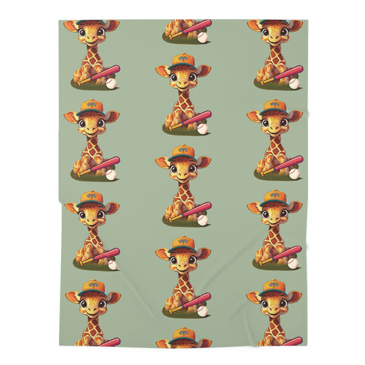 Giraffe Camp Swaddle Blanket
