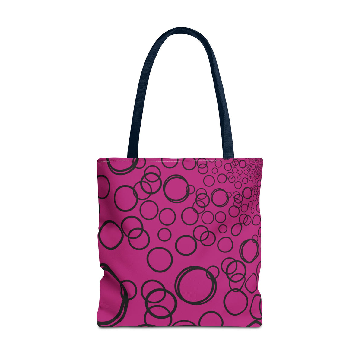 Chromatic Circles – Fuchsia Tote