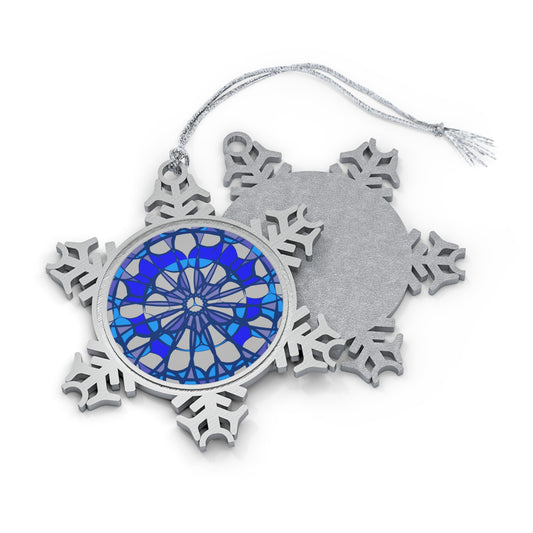 Barcelona Blues - Pewter Snowflake