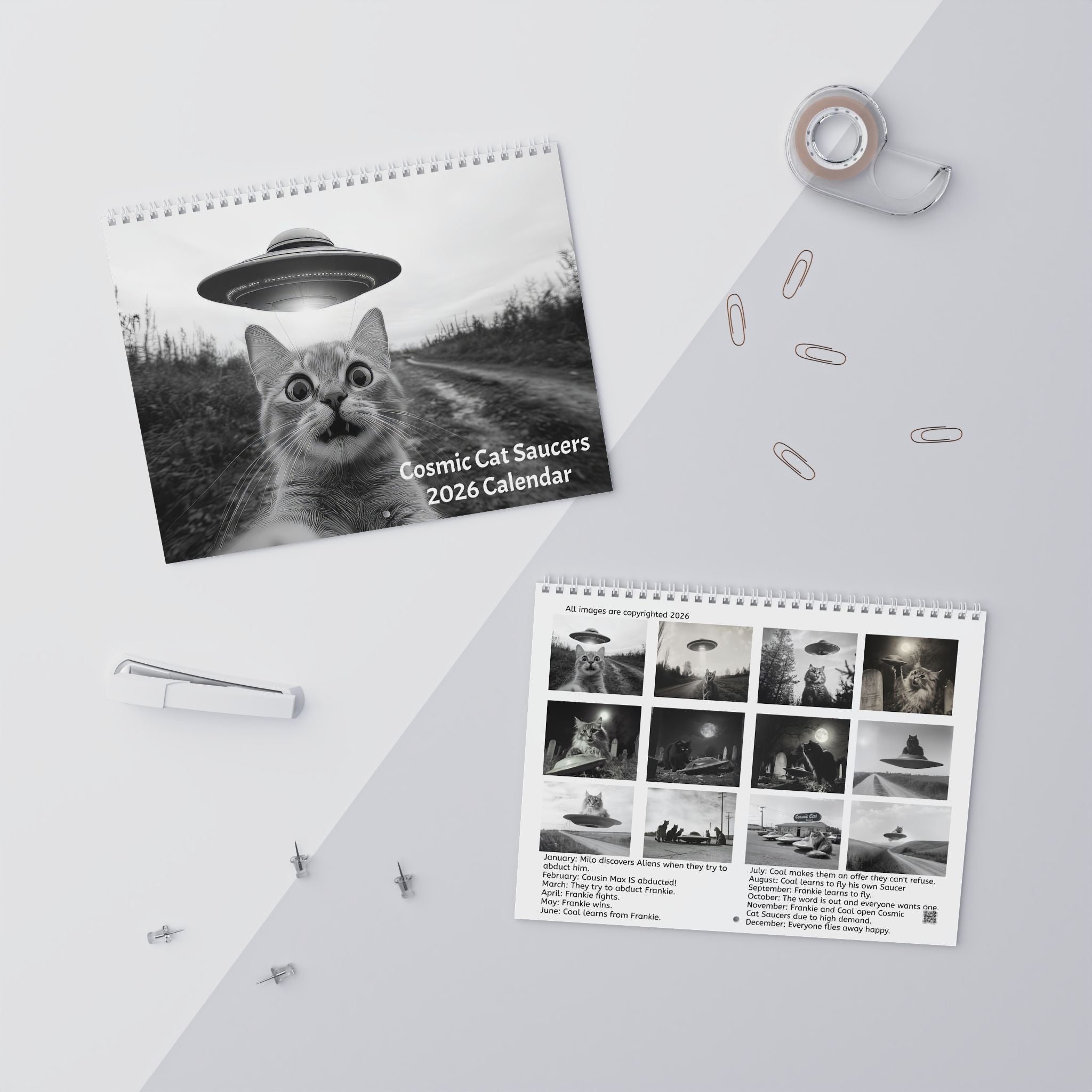 Cosmic Cat Snatchers Calendar