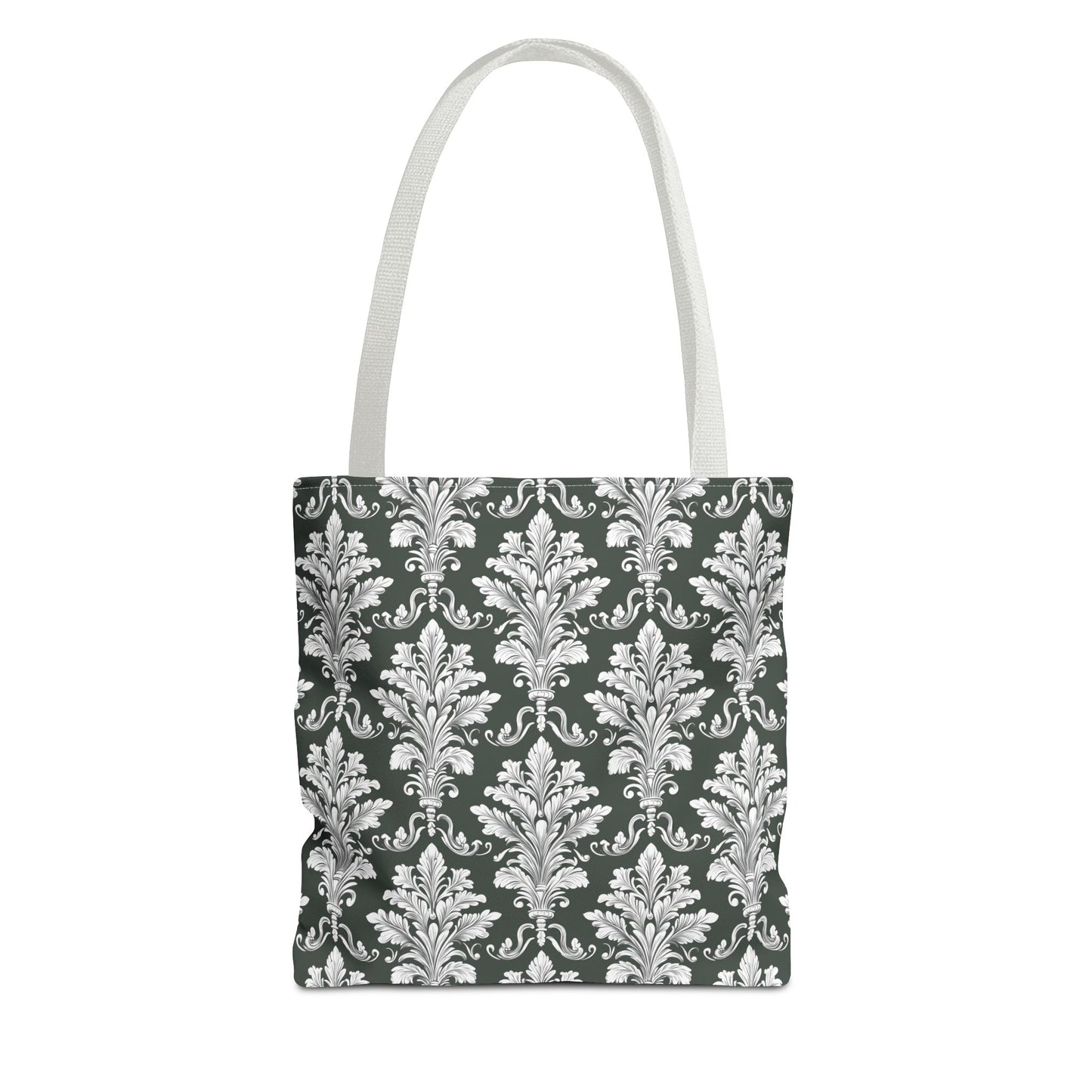 Silverleaf Damask Tote