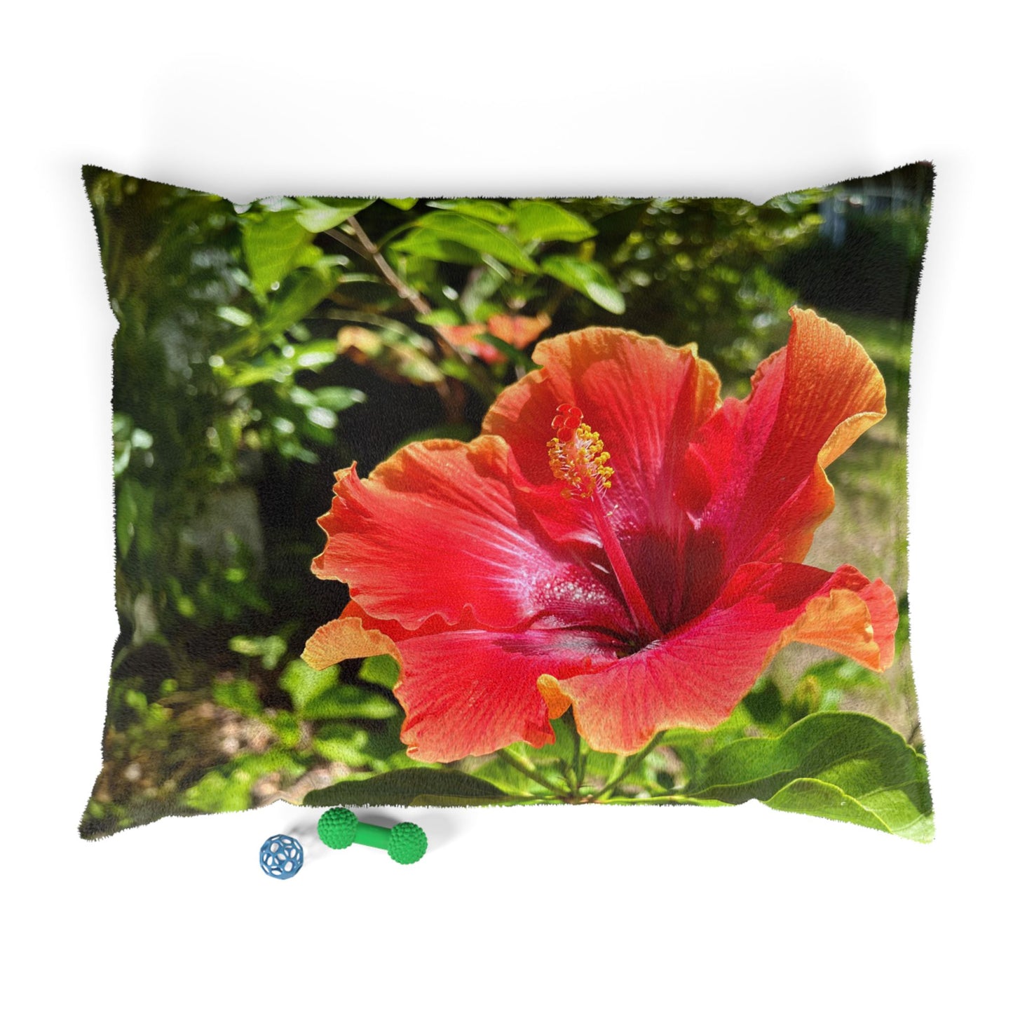 Hibiscus Radiance Pet Pillow