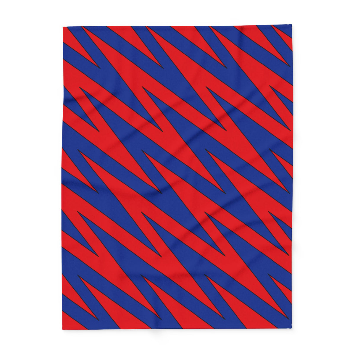 Crimson Bolt Fleece Blanket