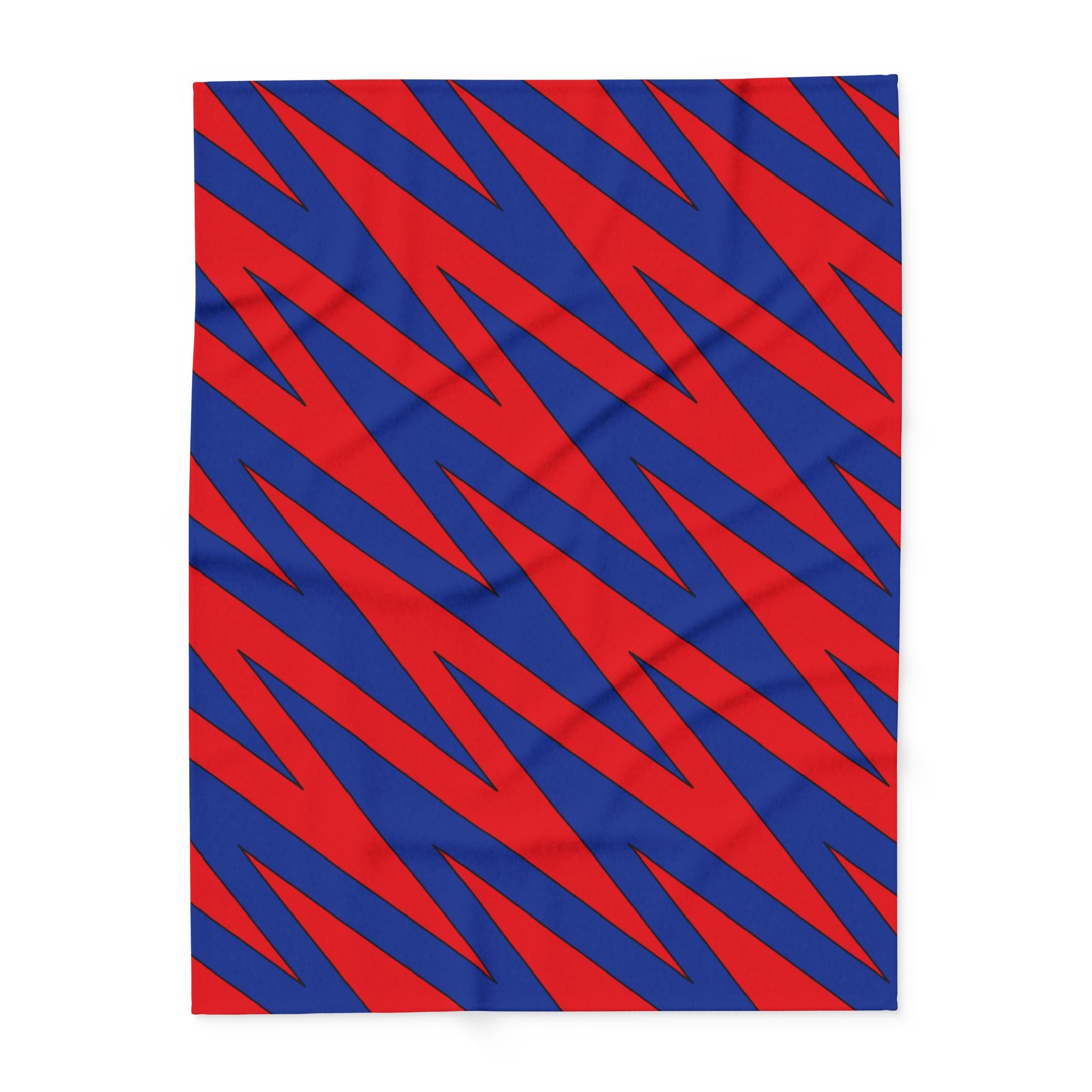 Crimson Bolt Fleece Blanket