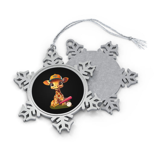 Baby Giraffe - Pewter Ornament