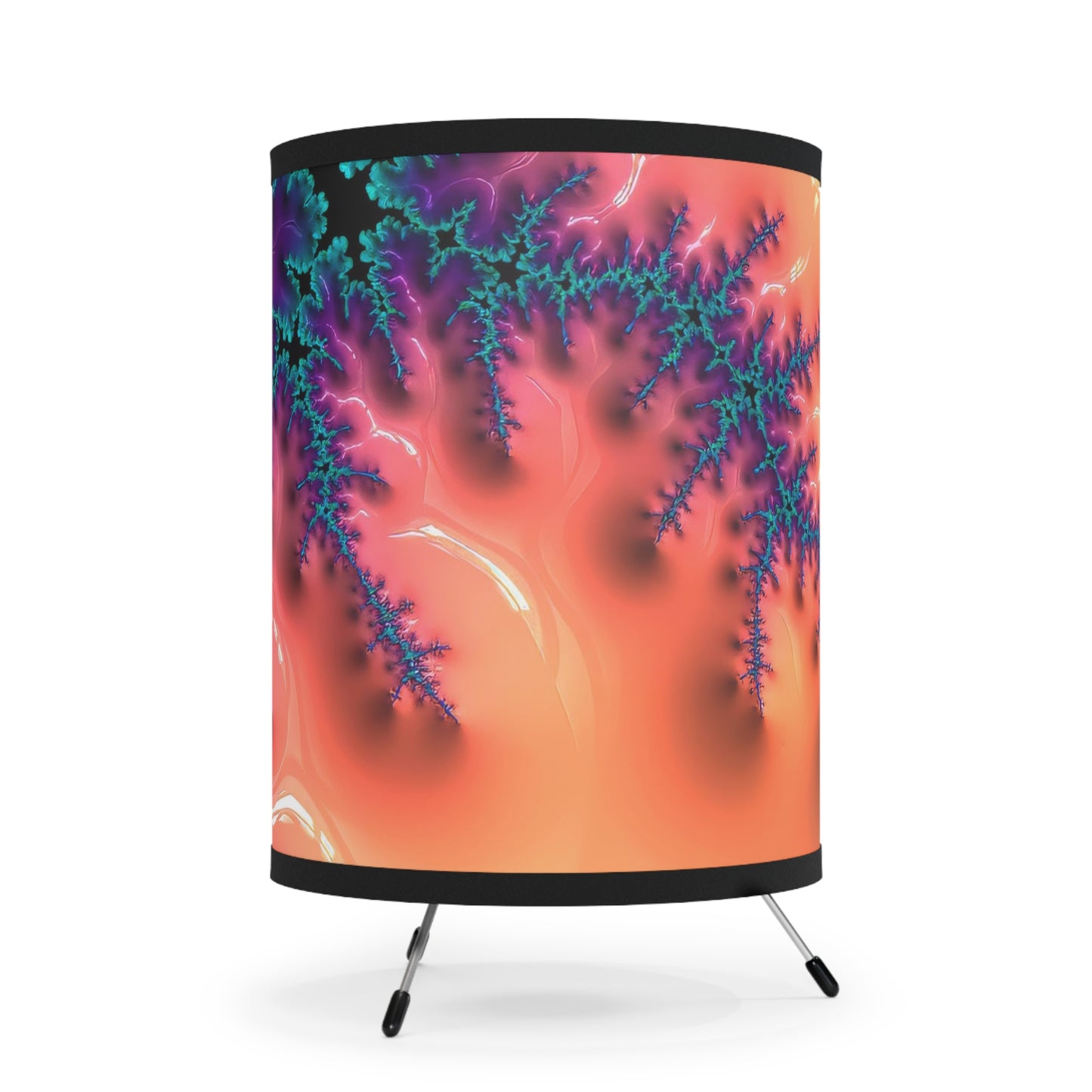 Fractal Ember Tripod Lamp