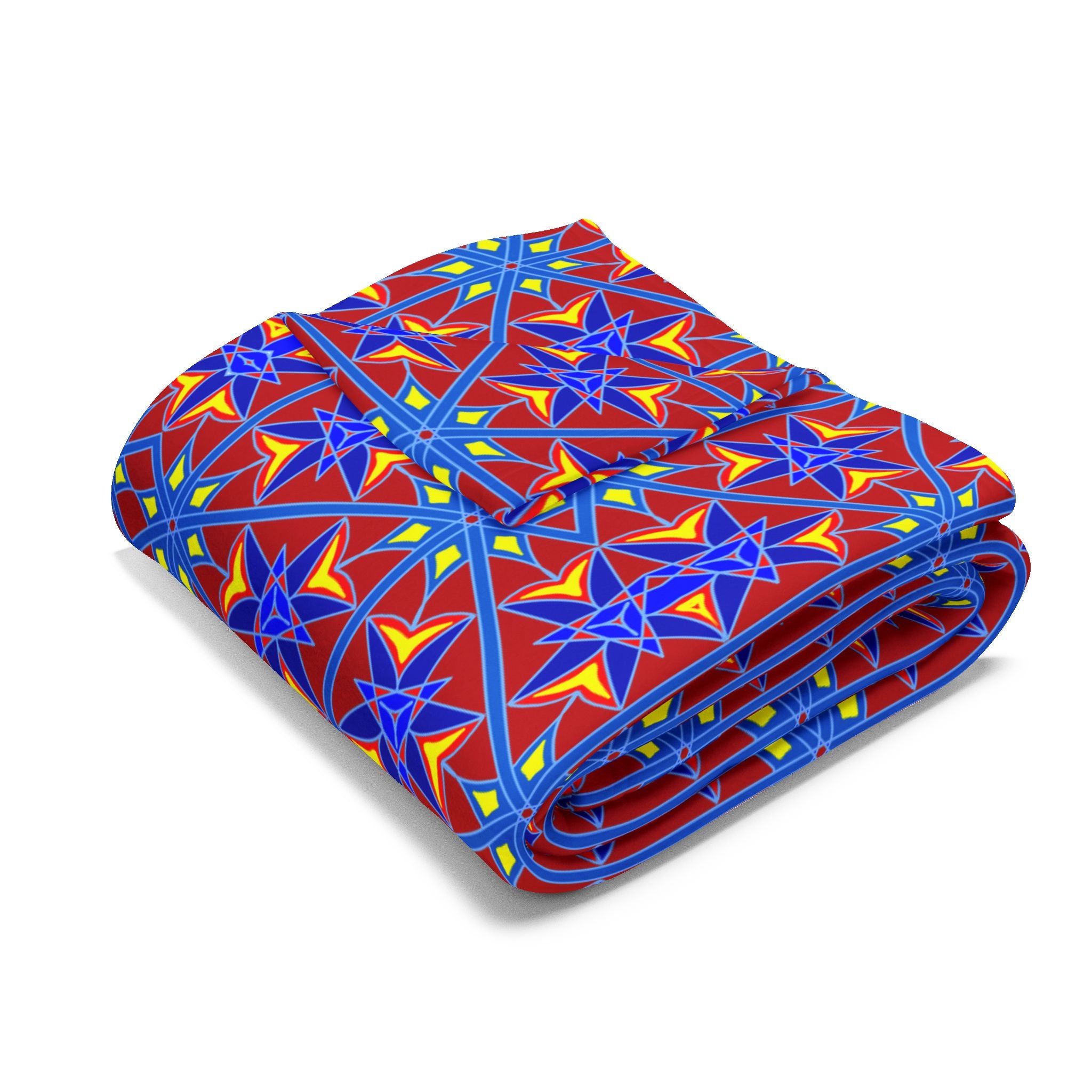 Kaleidoscope Sunrise Fleece Blanket