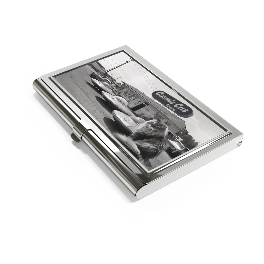 Cosmic Cat Saucers Card Holder