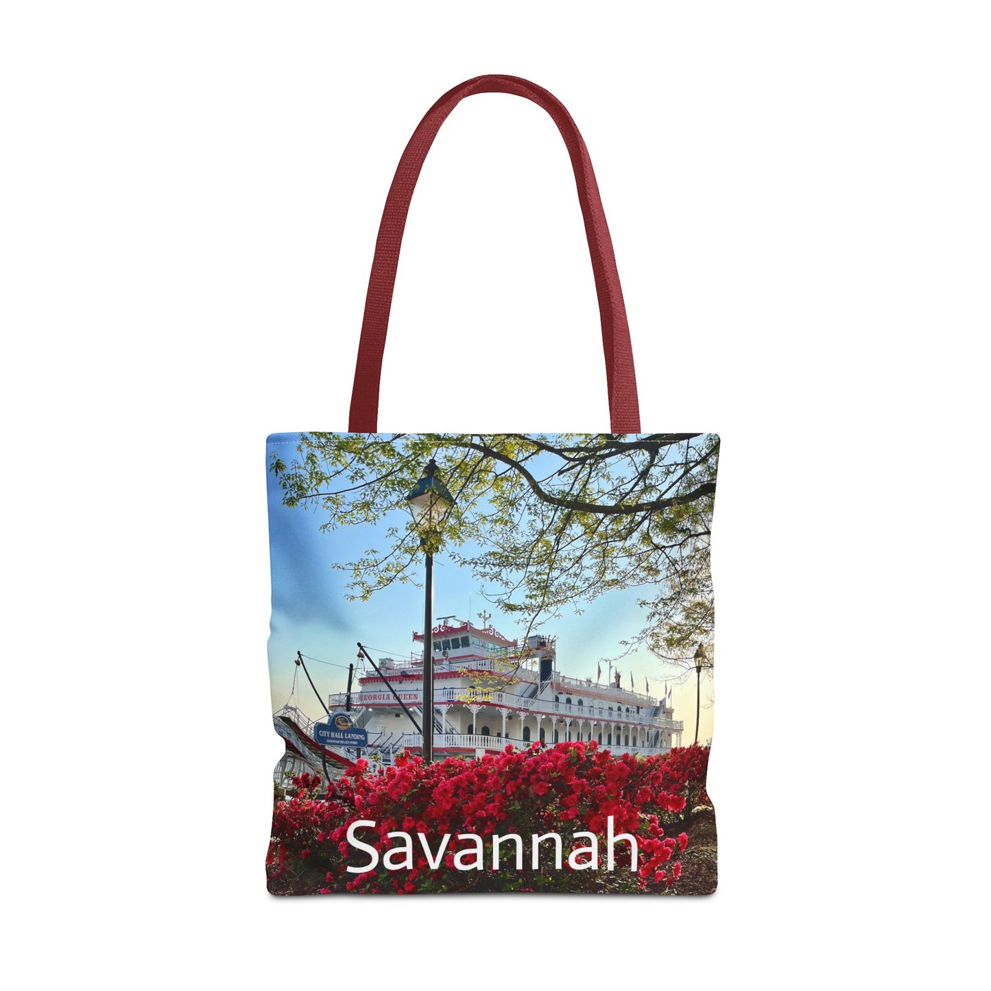 Riverboat & Blooms - Savannah Tote Bag