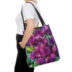 Purple Alstromeria Tote