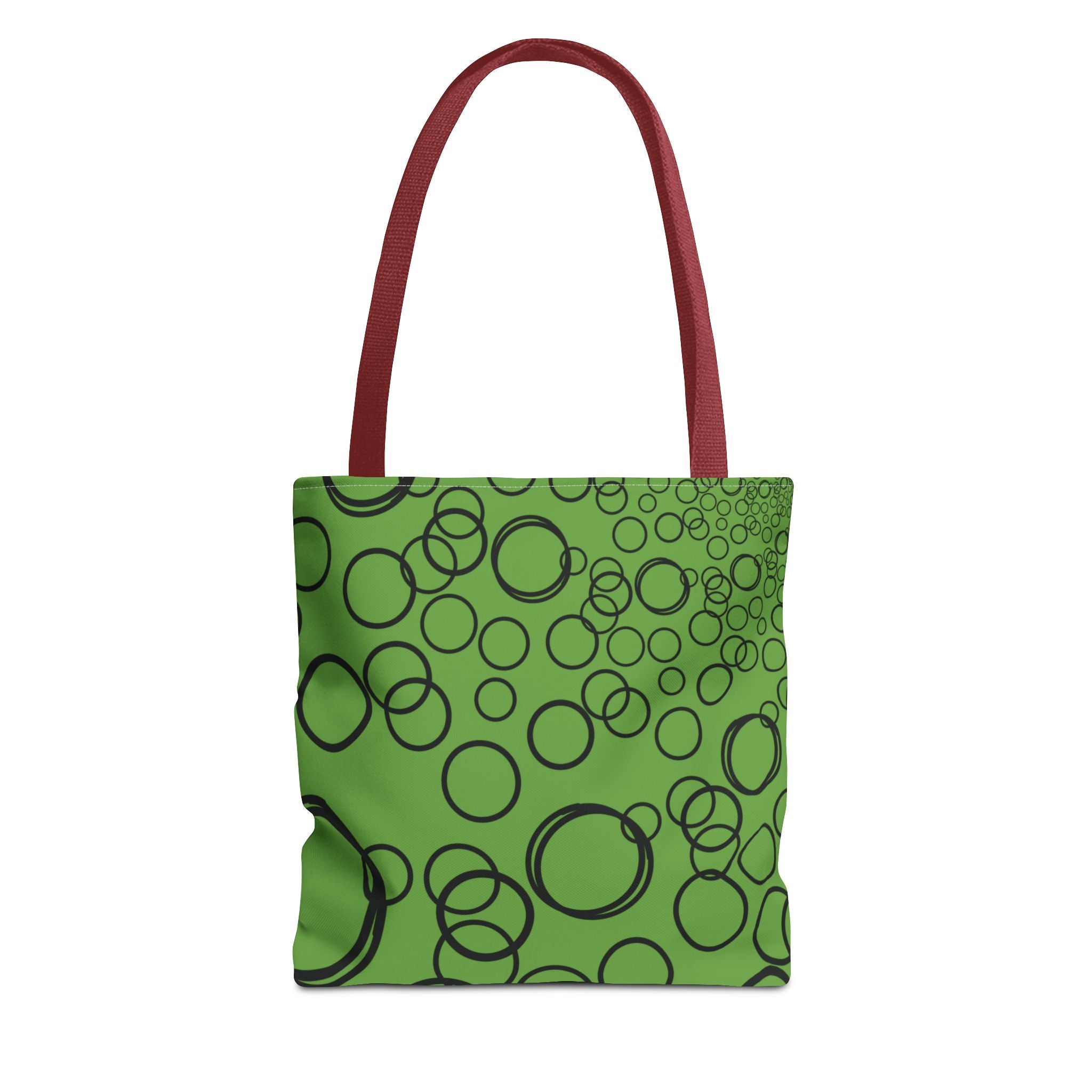 Bubbles on Green Tote