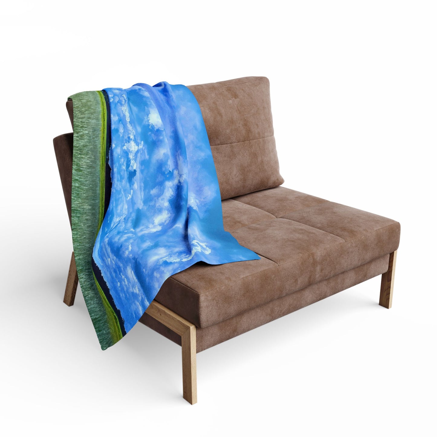 Marsh Cloudscape Fleece Blanket