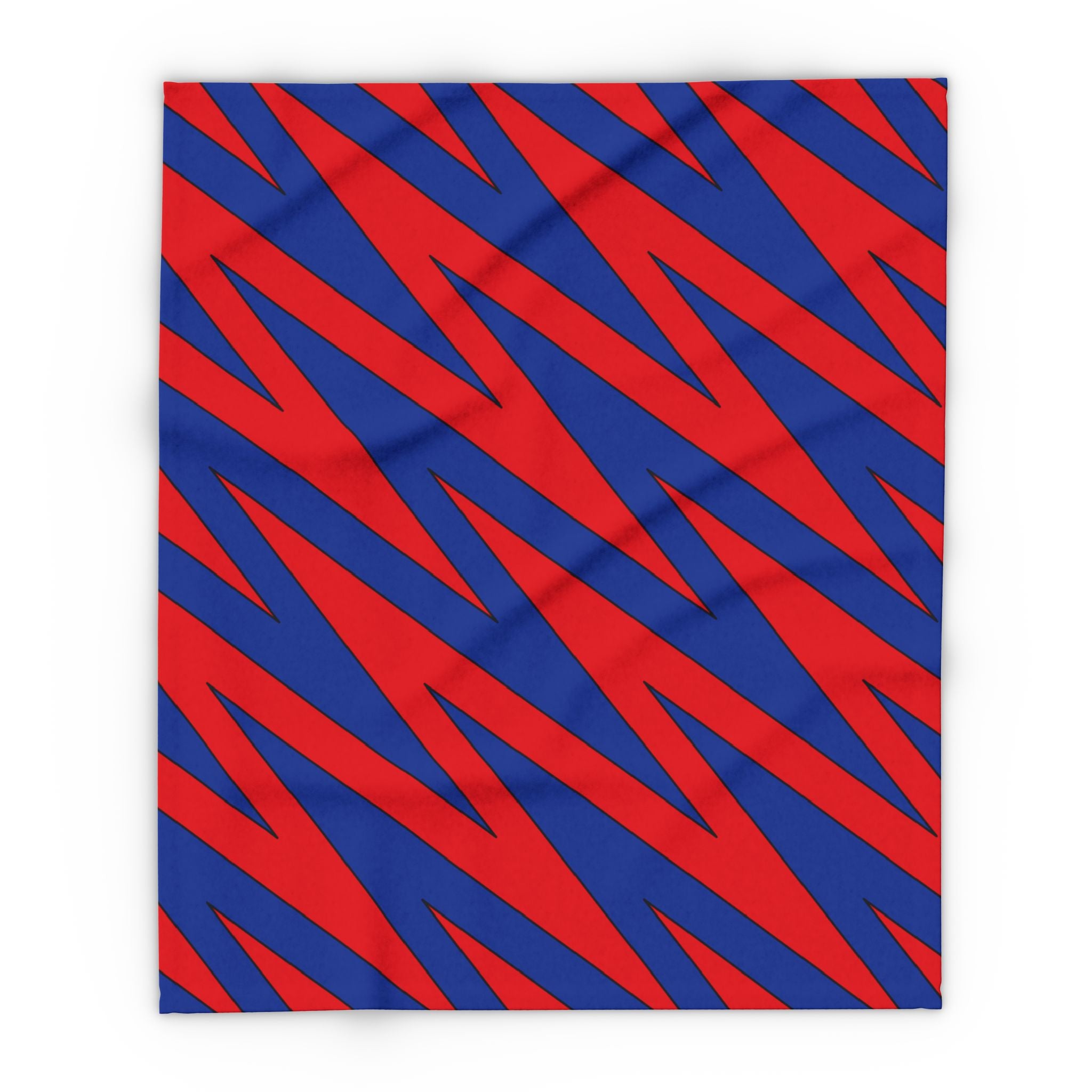 Crimson Bolt Fleece Blanket