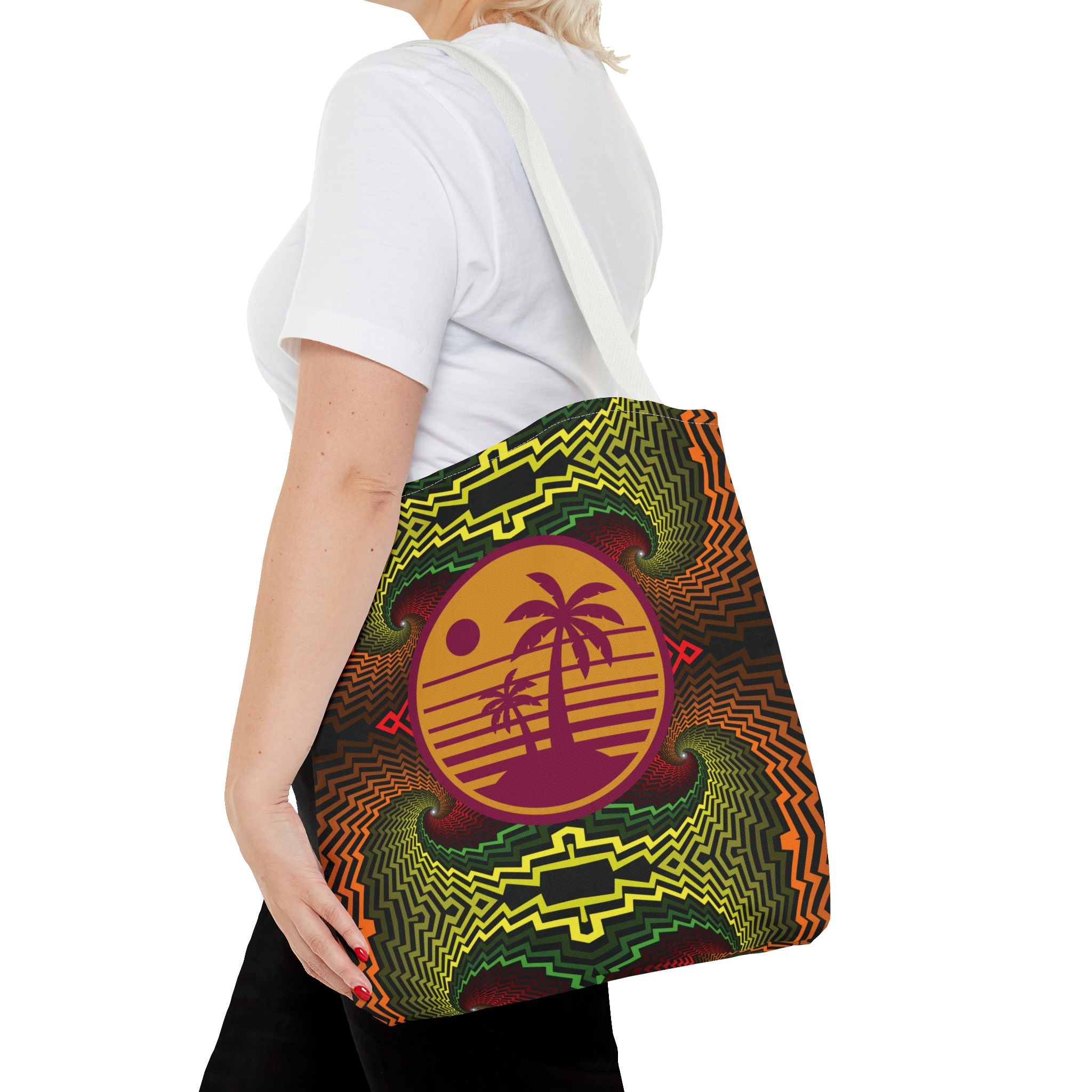 Retro Palms Tote