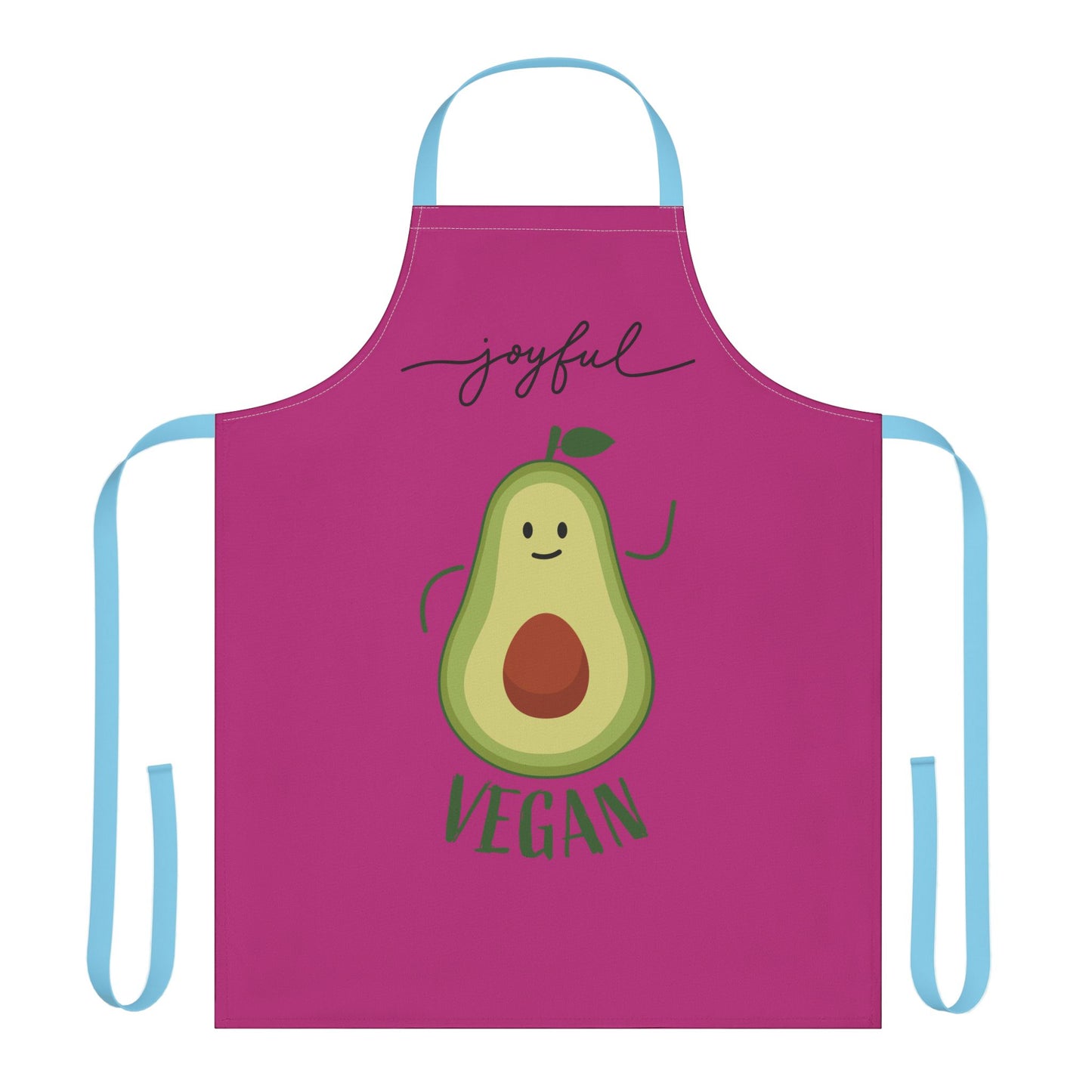 Joyful Vegan Apron – Pink