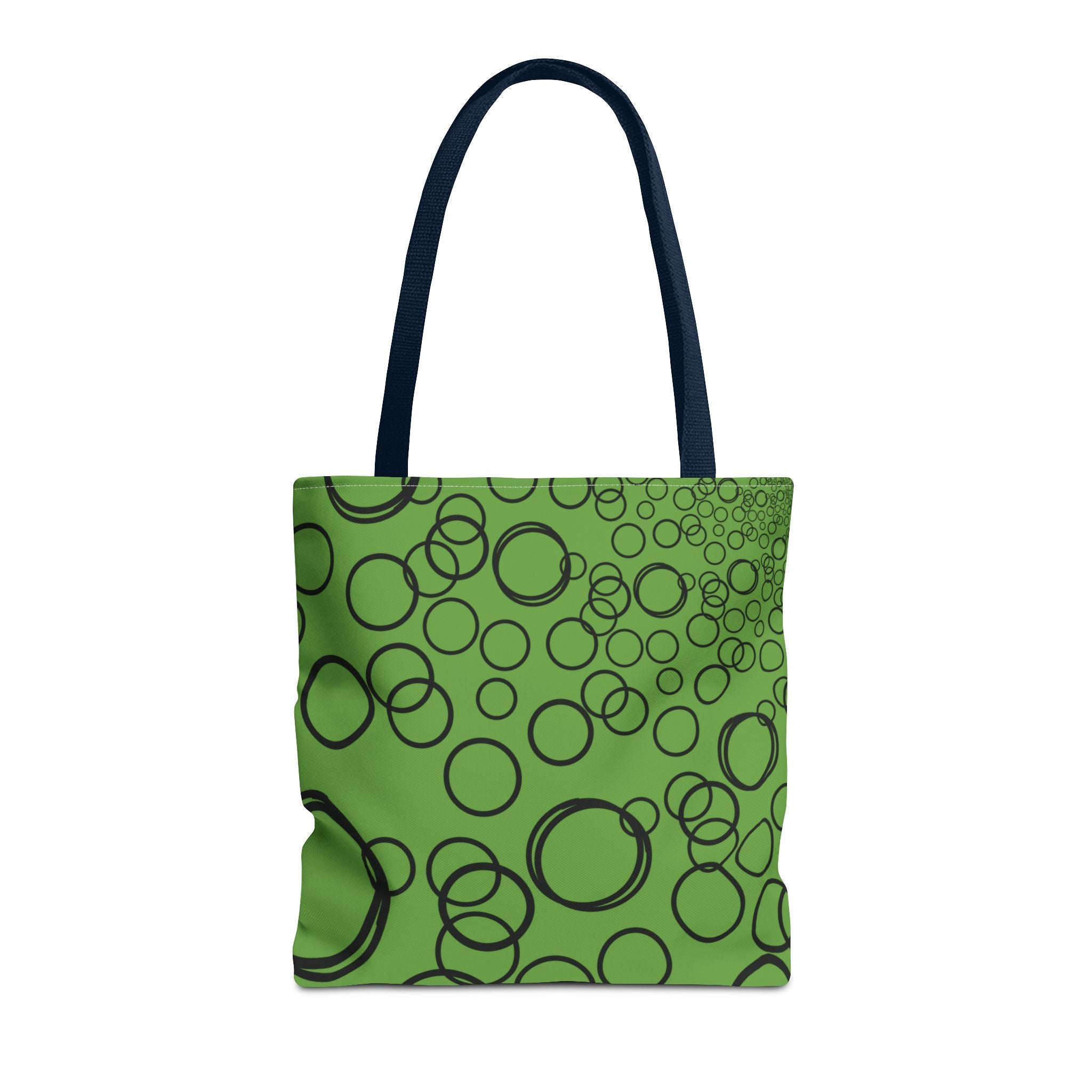 Bubbles on Green Tote