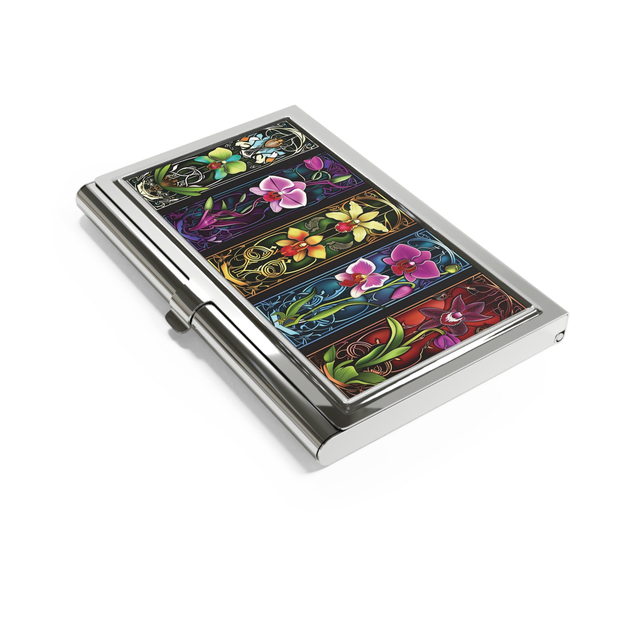 Orchid Nouveau Card Holder