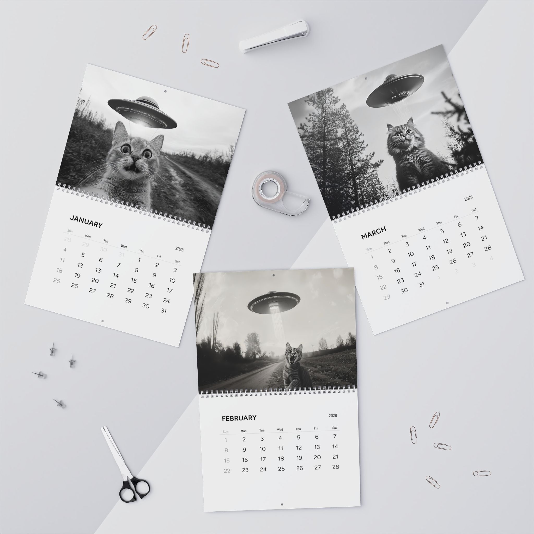 Cosmic Cat Snatchers Calendar