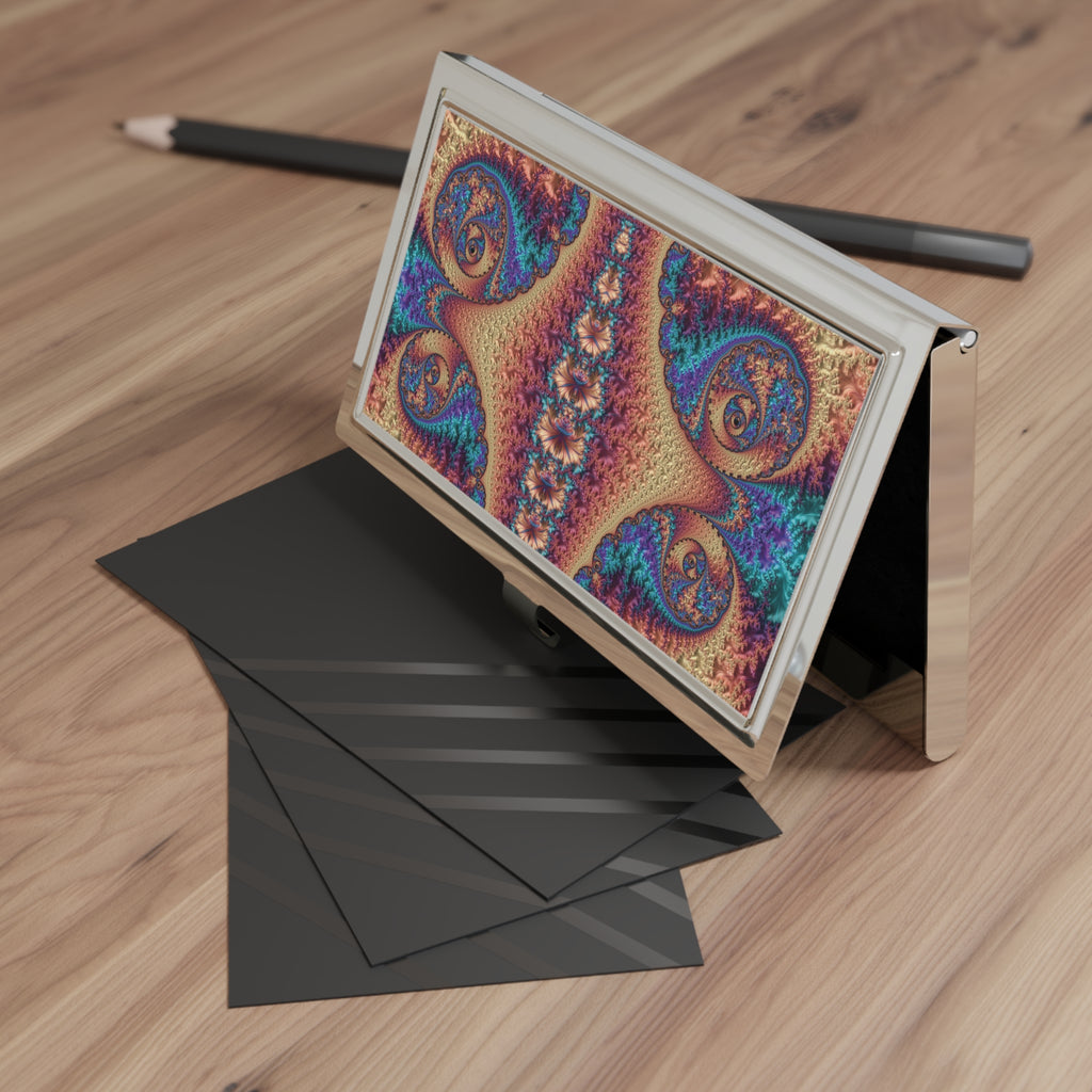 Fractal Wonderland Card Holder