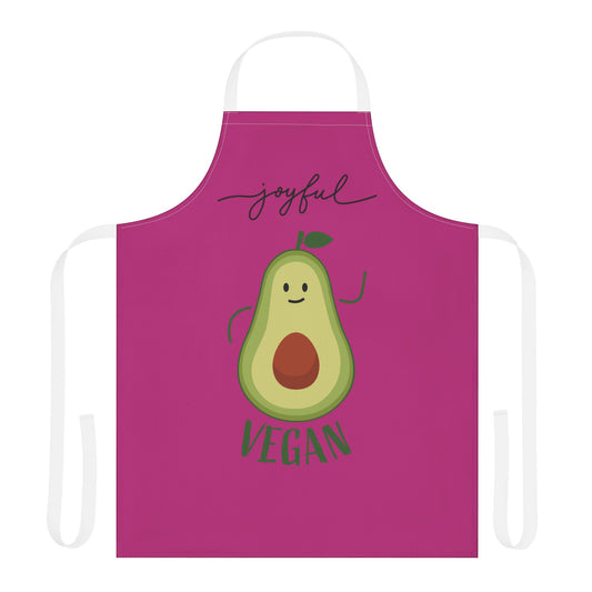 Joyful Vegan Apron – Pink