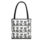 Gray Cat Mosaic Tote