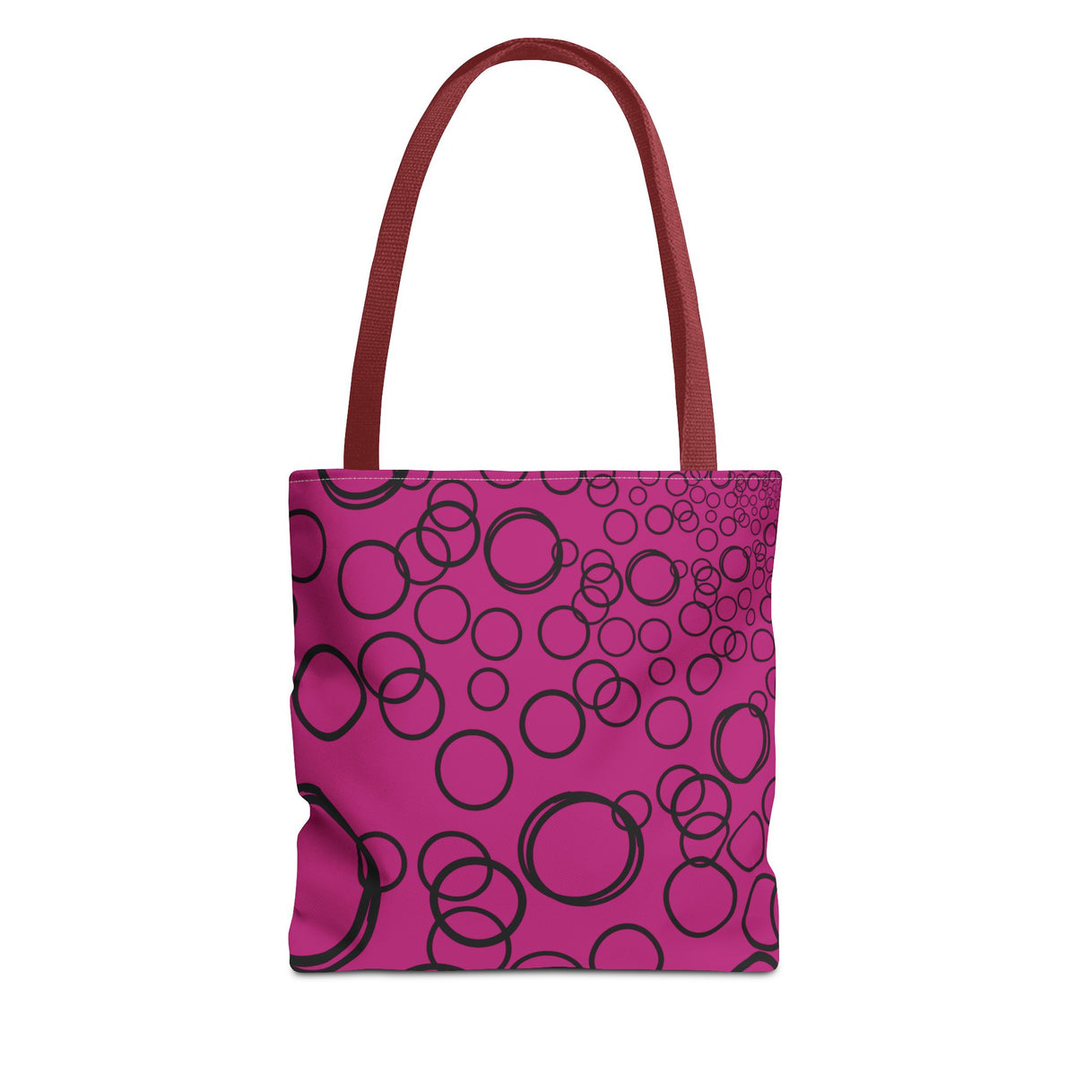 Chromatic Circles – Fuchsia Tote