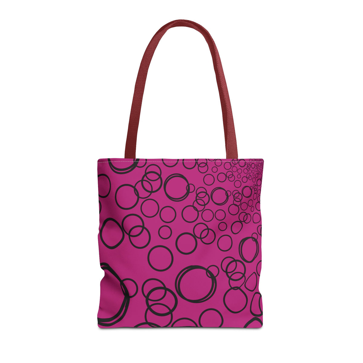 Chromatic Circles – Fuchsia Tote