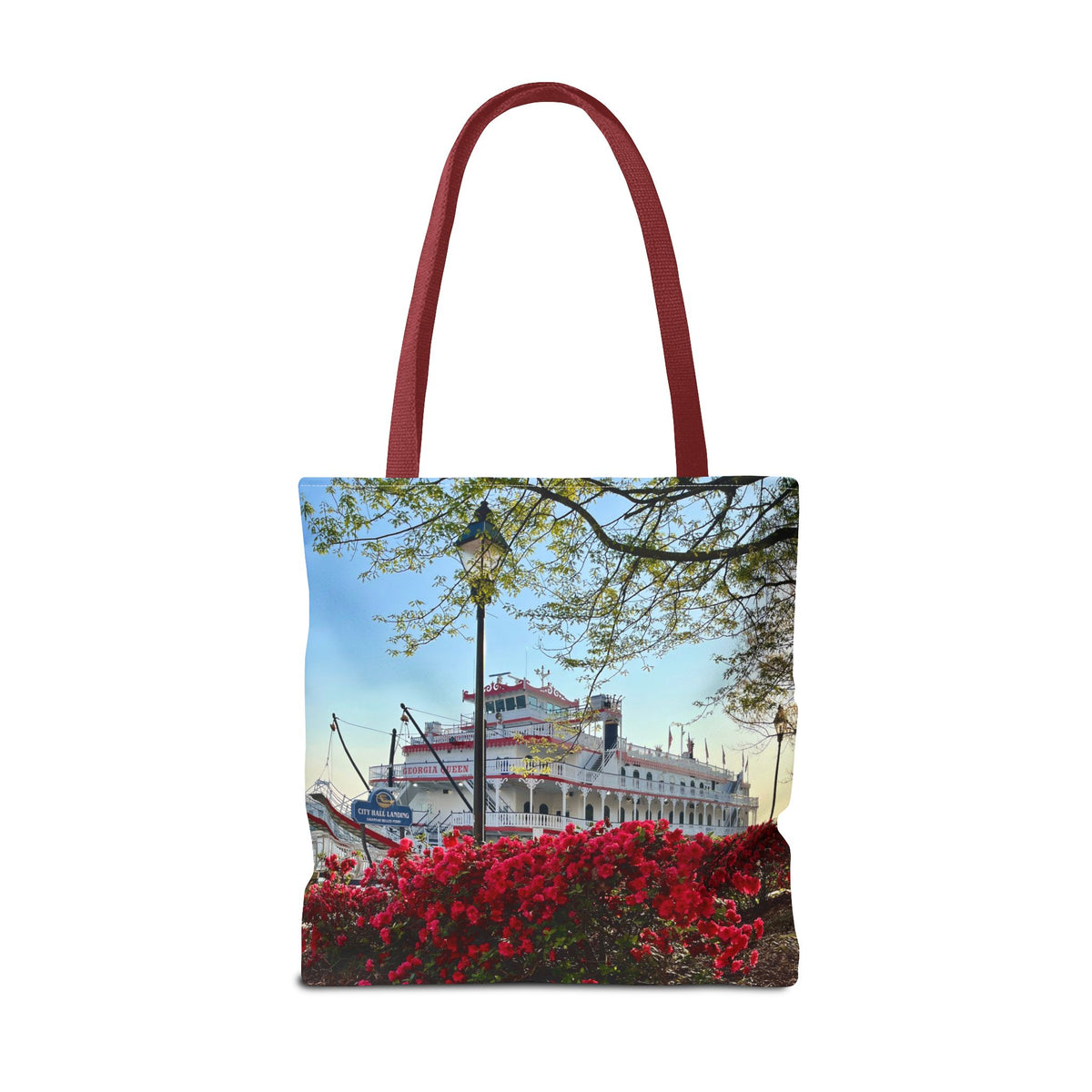 Riverboat & Blooms - Savannah Tote Bag
