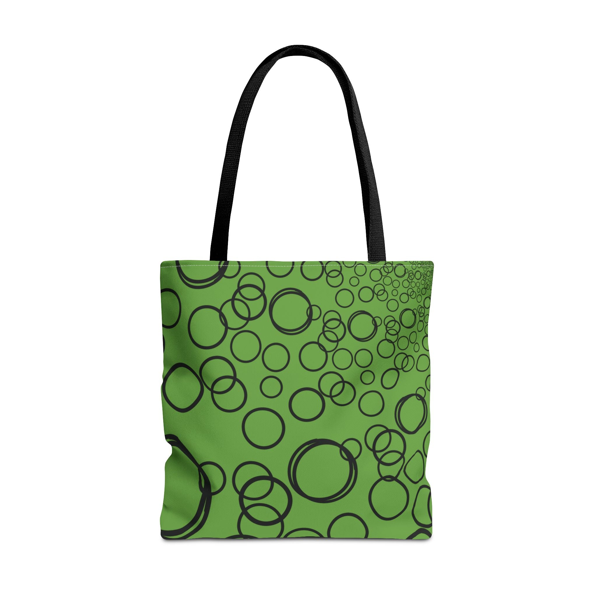 Bubbles on Green Tote