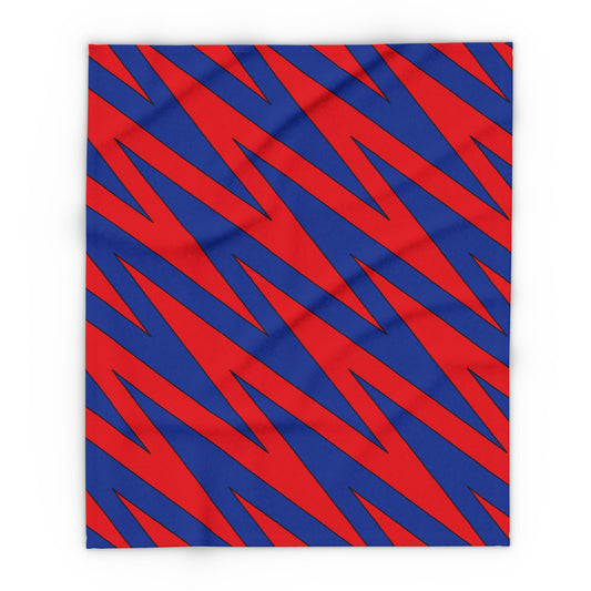 Crimson Bolt Fleece Blanket